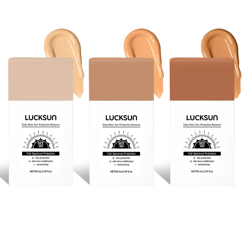 LUCKSUN Tinted Moisturizing Makeup Base Foundation 50ml Sunscreen Foundation SPF40 Makeup Base, 3 Shades Choices - AliExpress 66