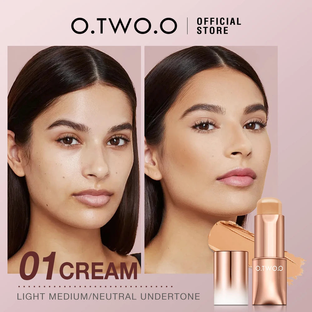 O.TWO.O Contour Stick Cream Long-wear Lightweight Brighten Stick Easy to Sculpt Face Concealer Bronzer Contouring Makeup Pen - AliExpress 66