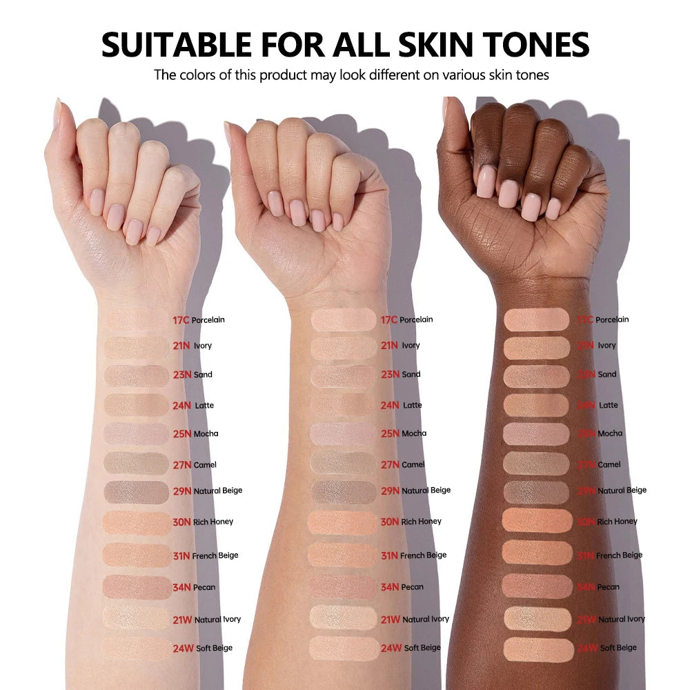 Sun Protectio Air Cushion Foundation 12 Colors CC Cream Concealer Whitening Makeup Waterproof Cosmetics Brighten Face Base Tone - AliExpress 66