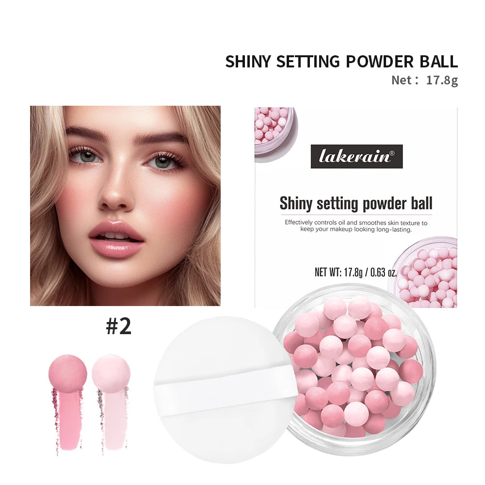 Pearl Ball Setting Powder Ball Face Ball Powder Matte Translucent Setting Powder Cosmetics Oil-control Velvety Lasting Makeup - AliExpress 66