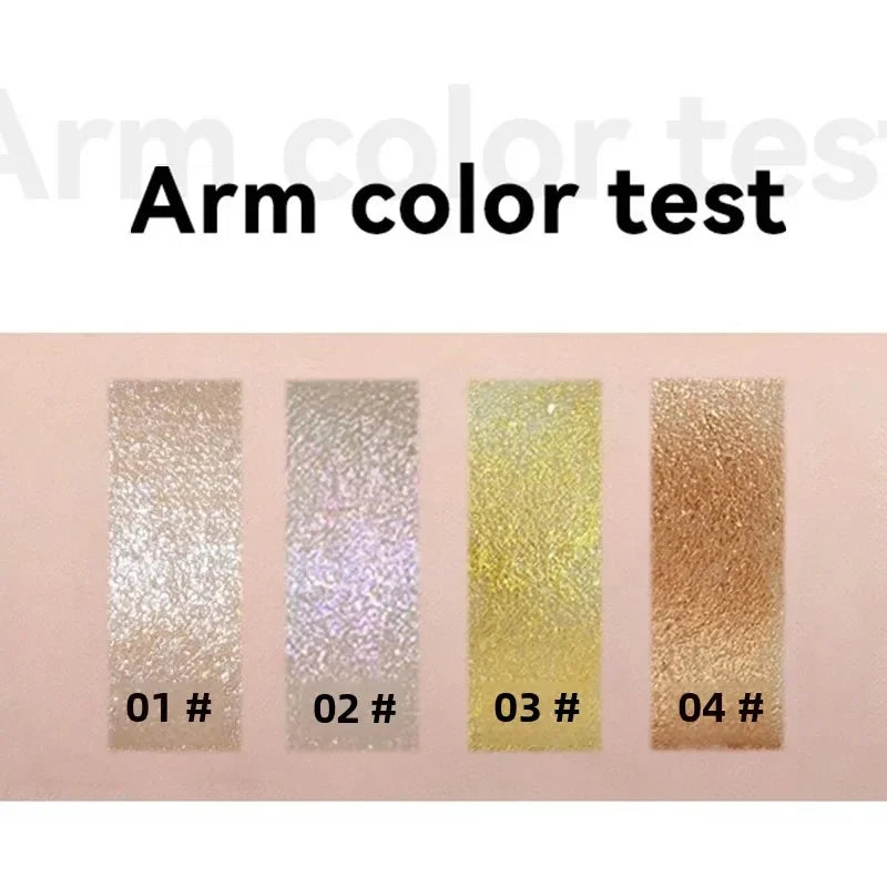 4 Colors 3D Highlighter Bar Shimmer Glitter Stick Long-Lasting Face Contour Bronzer Cream Body Makeup Brightening Cosmetic Stick - AliExpress 66