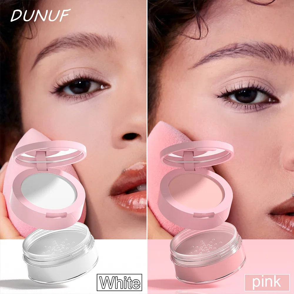 Oil Control Loose Powder Invisible Pores Matte Finish 2In1 Pressed Setting Powder Waterproof Smooth Face Under Eye Long Lasting - AliExpress 66
