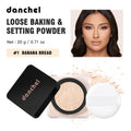 Waterproof Long Lasting Loose Baking Setting Powder &Puff Matte Finish Oil Control Face Cosmetics Anti Sweat Oil Absorb Makeup