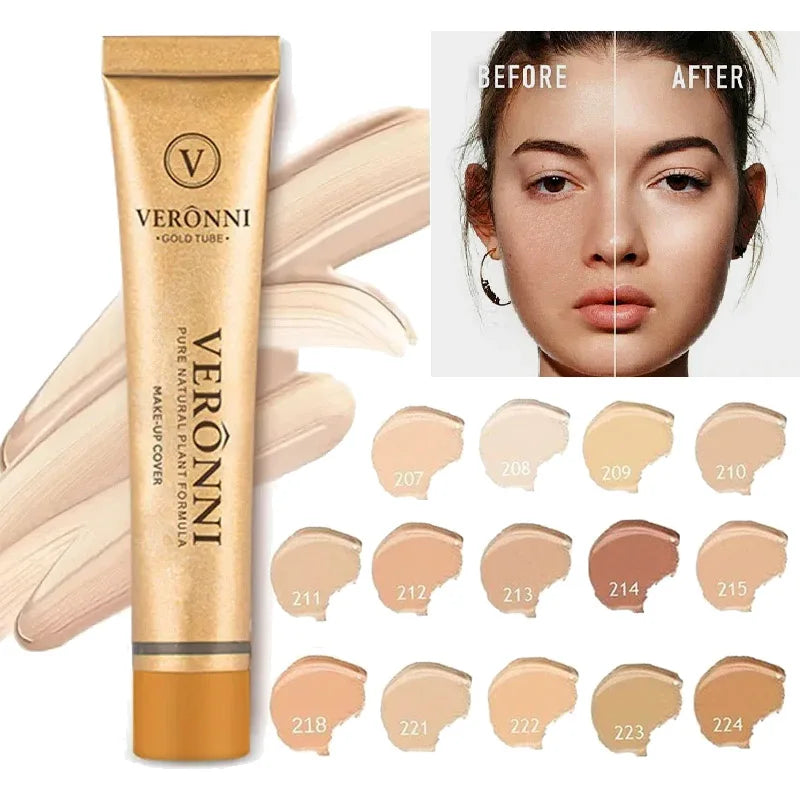 14 Color Concealer with a Flexible Concealer Moisturizing Liquid Foundation to Cover Dark Circles Tear Trough Nasolabial Folds a - AliExpress 66