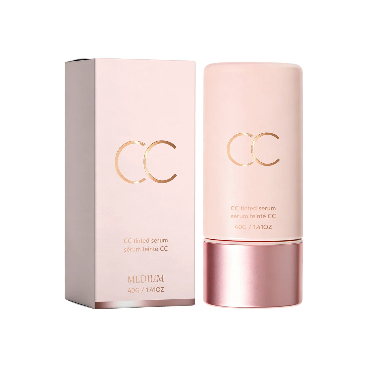 CC Tinted Serum Color Correcting Tinted Serum Self Adapt Skin Tone No Caking Natural Finish Coverage Foundation Serum