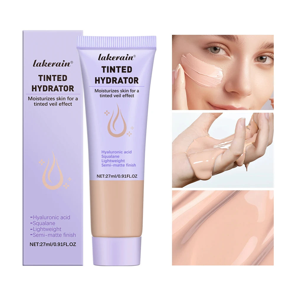 High Coverage CC cream Foundation Tinted Hydrator Matte Finish Light Oil-Free Moisturizing Makeup Hyaluronic Acid Sheer - AliExpress 66