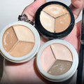 3 Colors Concealer Cream, Full Coverage Dark Circles Acne Scars Spots Tear Trough Concealer, Hydrating Brightening Face Makeup - AliExpress 66