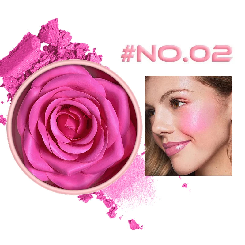 Single Color Matte Petal Blush Palette Highgloss Contouring Cream Contour Makeup Rouge for Women Beauty Cosmetics Makeup Palette - AliExpress 66