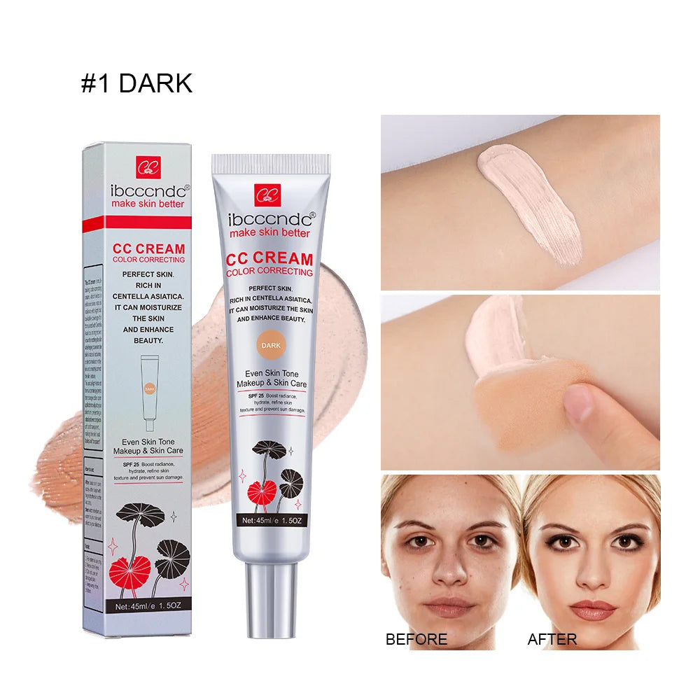CC Cream Waterproof Moisturizing Correcting Anti-sweat Makeup Before Concealer Lasting Women Makeup Protect Skin Makeup - AliExpress 66