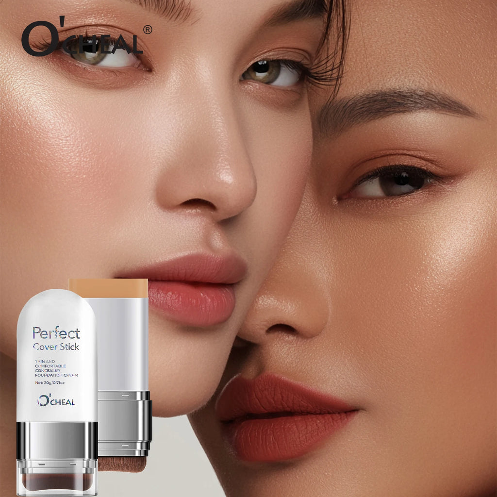O'CHEAL Perfect Cover Stick Thin And Comfortable Concealer Foundation Cream Stick Instant Natural Waterproof Long-lasting Makeup - AliExpress 66