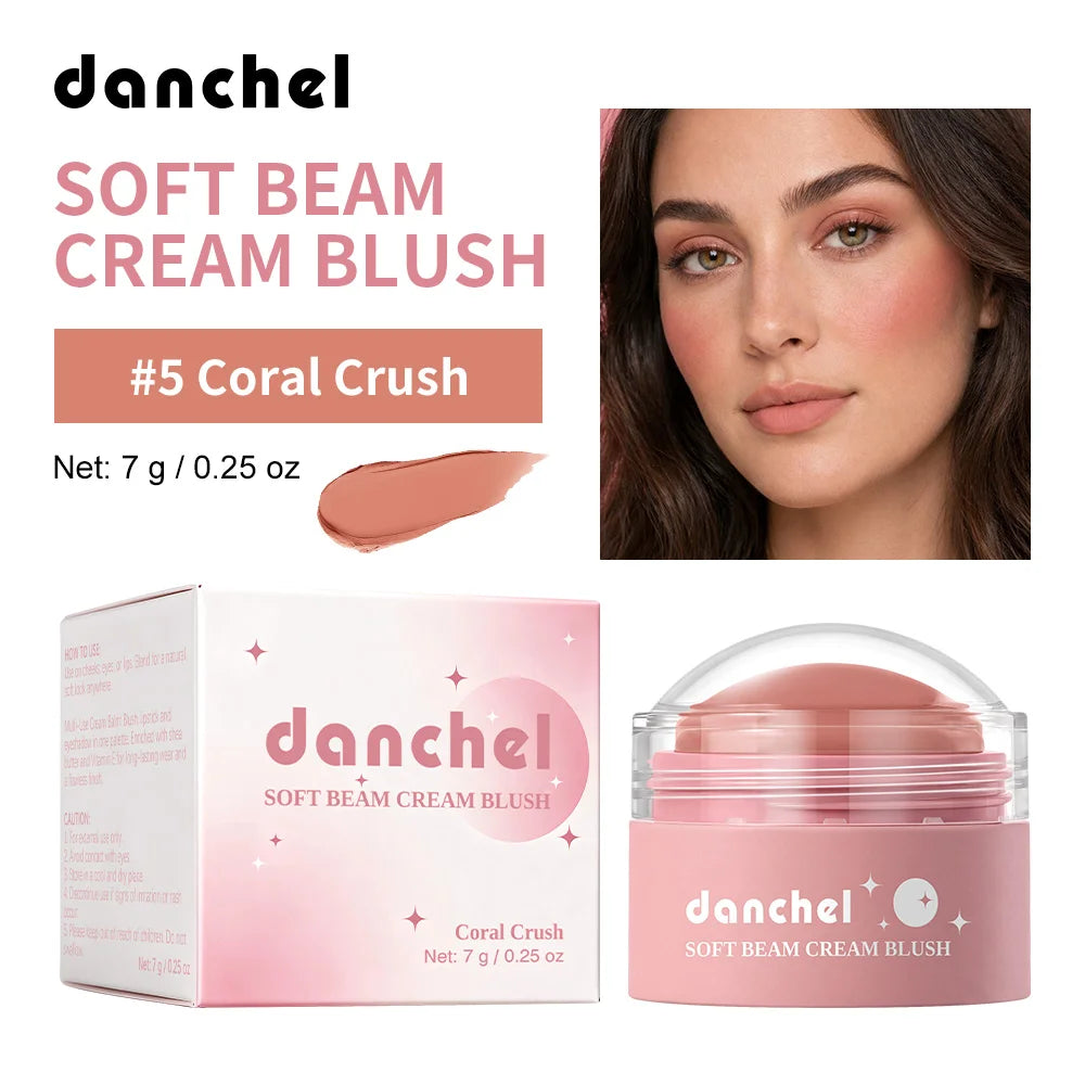 Soft Cream Blush Makeup Long-Wearing Smooth Creamy Texture Pigmented Multi-Use Blushes for Cheek Lips Eyes Cosmetics Natural Fin - AliExpress 66