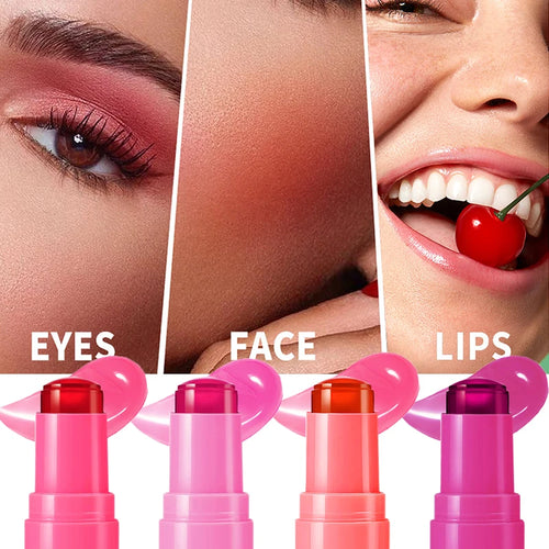 2 Color Jelly Brightening Blush Cream Long Lasting Natural Face Contour Blusher Stick Waterproof Everyday Korean Style Cosmetics - AliExpress 66