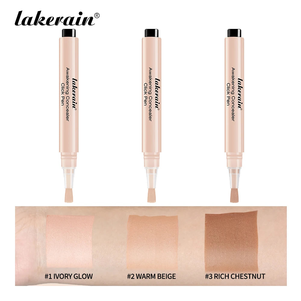 3 Colors Liquid Press Concealer Pen Detail Covering Acne Dark Circles Even Skin Tone Brightening Foundation Face Holding Makeup - AliExpress 66