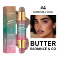 Butter Glow & Go Multiuse Stick Double-Headed Bronzer Blush Stick for Cheeks Contours Light Glossy Bronze&Pink Blusher Cosmetics - AliExpress 66