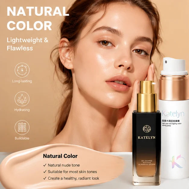 KATELYN Liquid Foundation Stay in Place Long Lasting Concealer Foundation Make-up Oil Control Moisturizing Facial Makeup - AliExpress 66