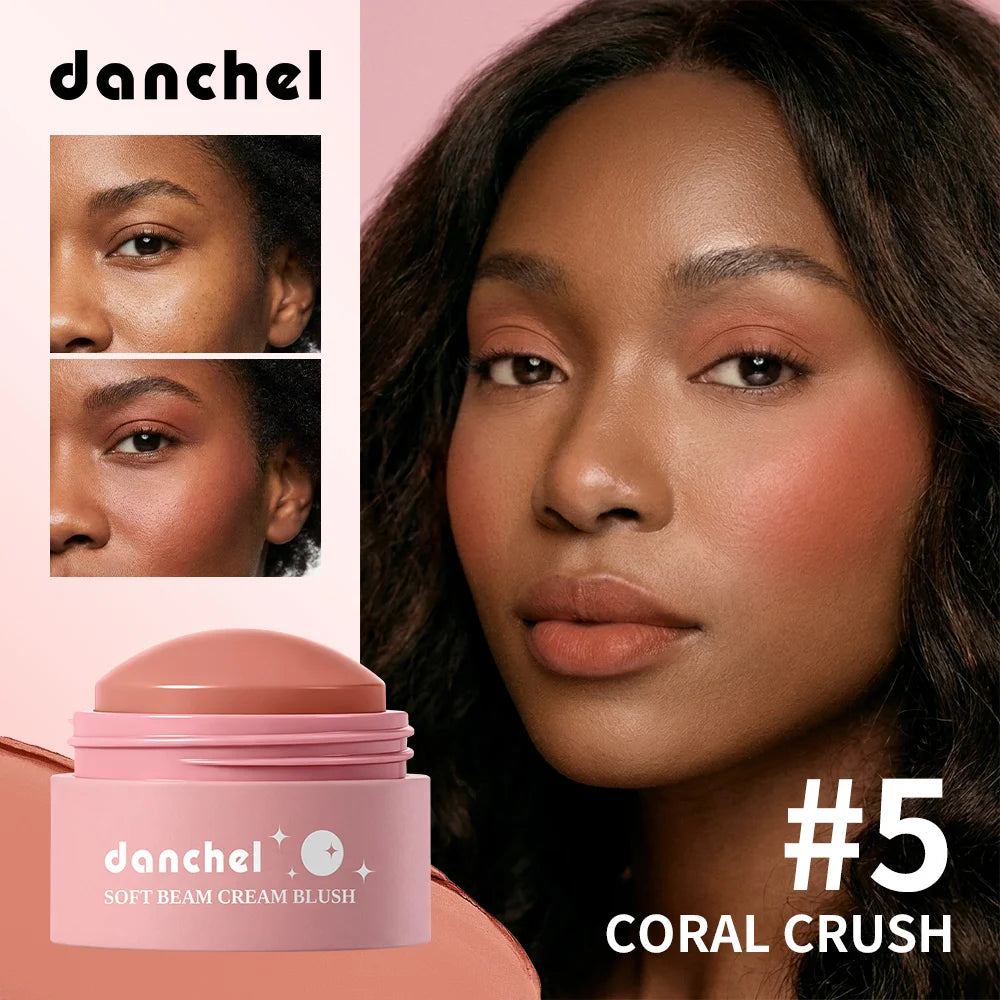 Soft Cream Blush Makeup Long-Wearing Smooth Creamy Texture Pigmented Multi-Use Blushes for Cheek Lips Eyes Cosmetics Natural Fin - AliExpress 66