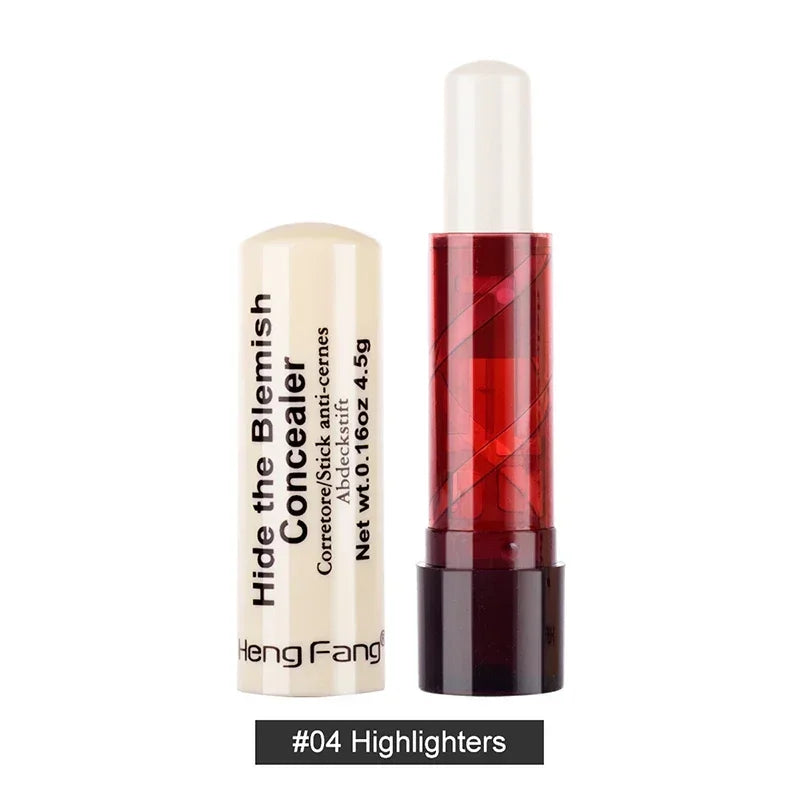 Hot Makeup Face Blush Contour Highlighter Stick Foundation Dark Circles Corrector Bronzer Base Concealer Pencil Face Foundation - AliExpress 66