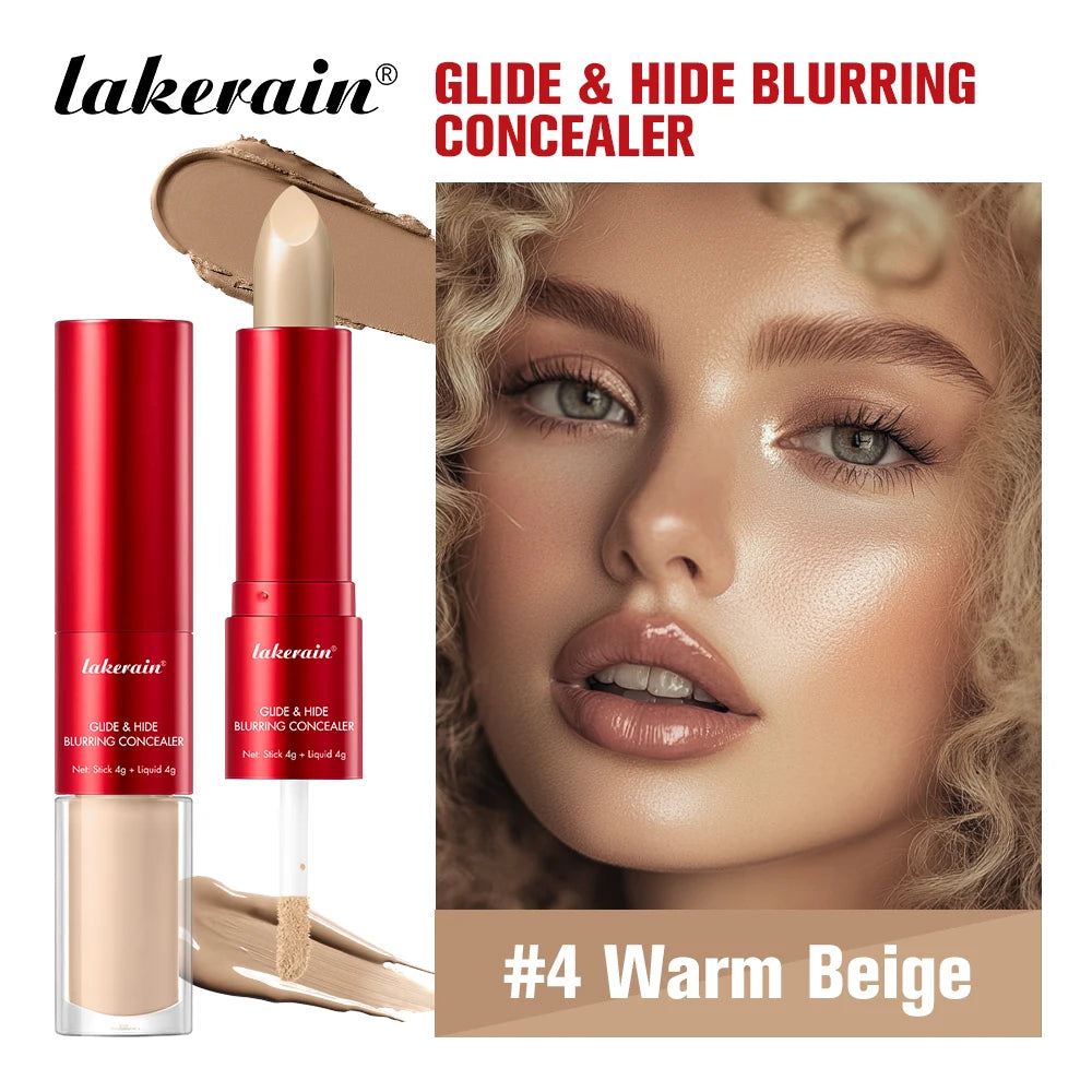 Lakerain 2 IN1 Concealer Fuzzy Stick Hydration Long Lasting Coverage Blemishes Conceals Dark Circles Liquid Concealer Cosmetics - AliExpress 66