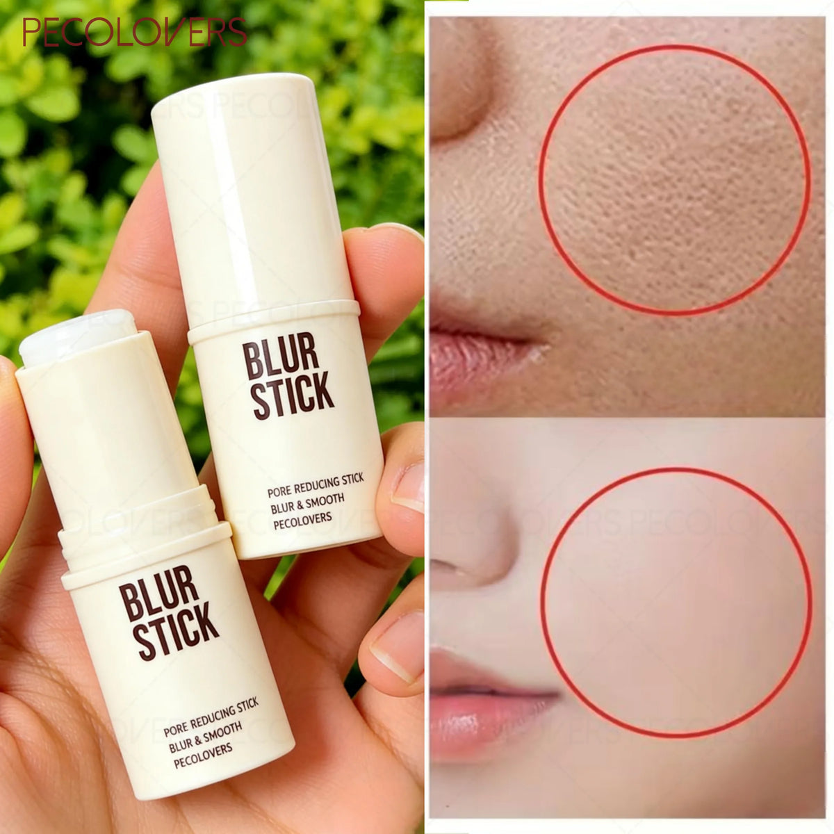 Portable Pore Minimizer Stick, Hydrating for Dry Skin, Instant Invisibility Flawless Base Makeup, No-Makeup Look, for All Types - AliExpress 66