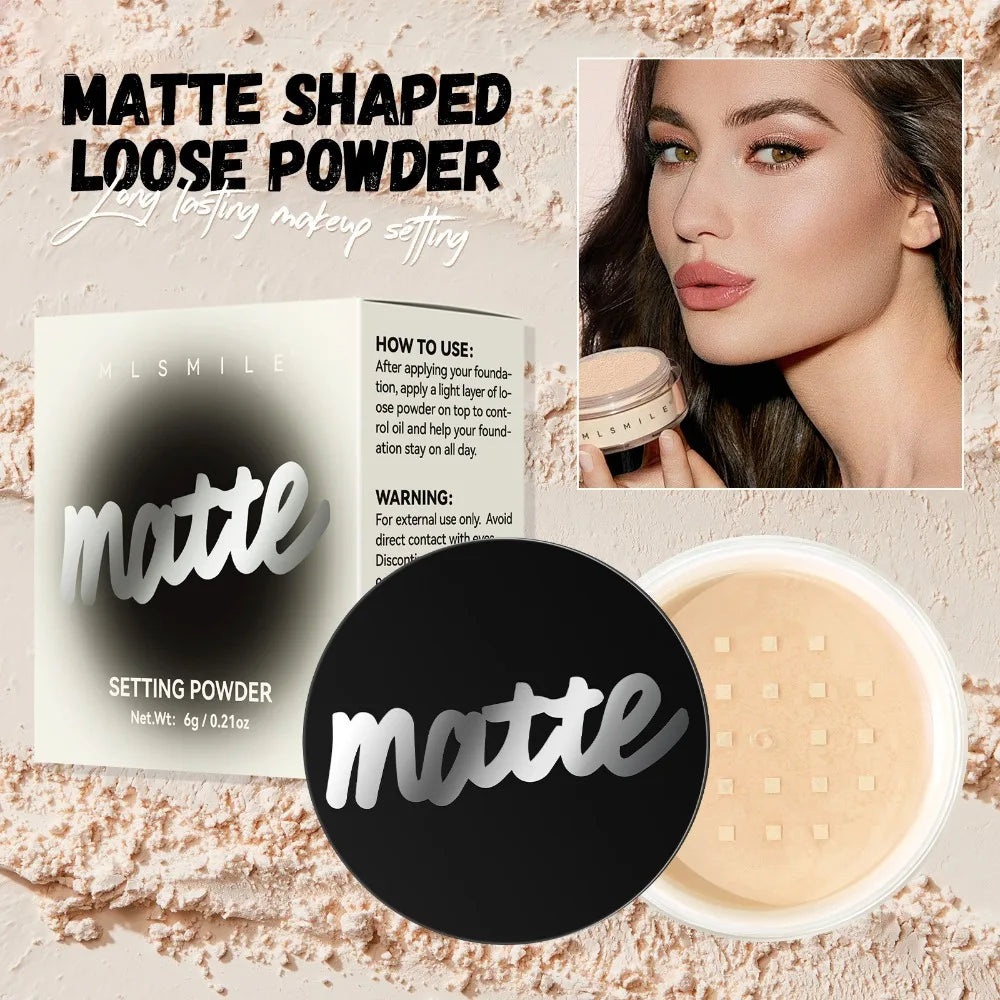 New 4 Colors Matte Loose Powder Breathable Long-Lasting Facial Powder Oil-Control Skin Finish Setting Powder Face Makeup - AliExpress 66