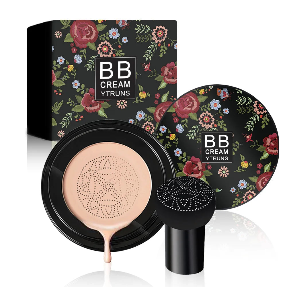 Mushroom Head Air Cushion BB Cream, Moisturizing Concealer Foundation, Brightening Natural Nude Makeup with Mushroom Puff - AliExpress 66