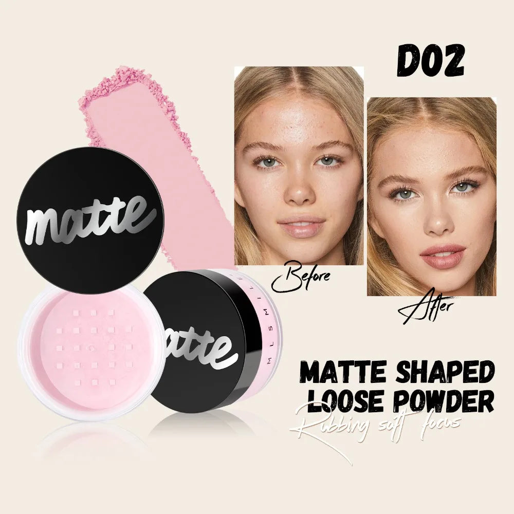 New 4 Colors Matte Loose Powder Breathable Long-Lasting Facial Powder Oil-Control Skin Finish Setting Powder Face Makeup - AliExpress 66