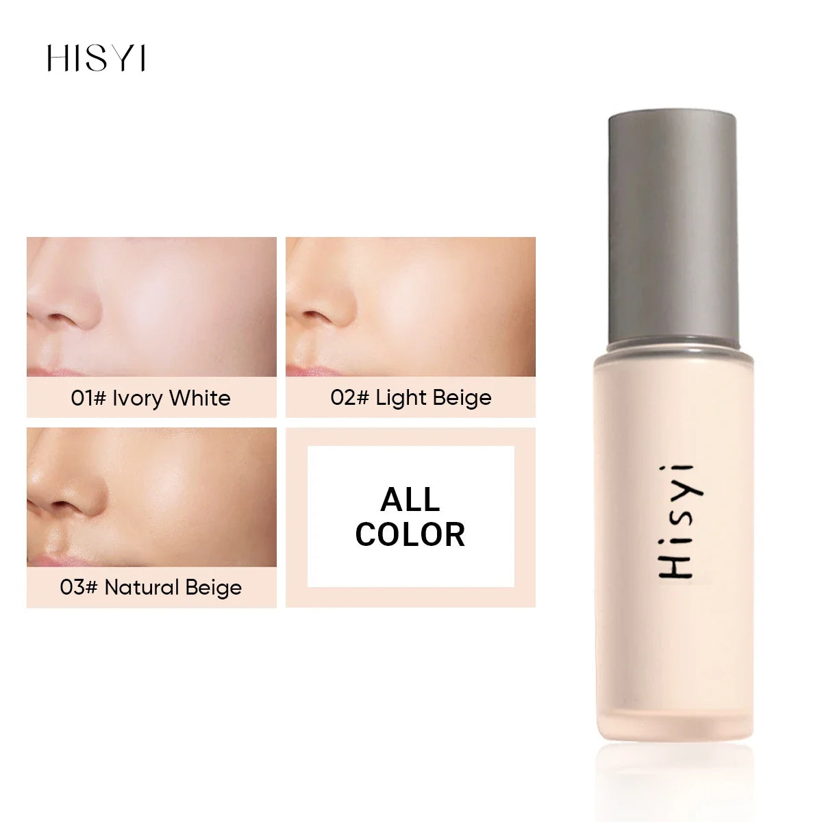 Liquid foundation naturally brightens makeup, it's not easy to get stuck. Powder isolation bb cream, plain face cream, concealer - AliExpress 66