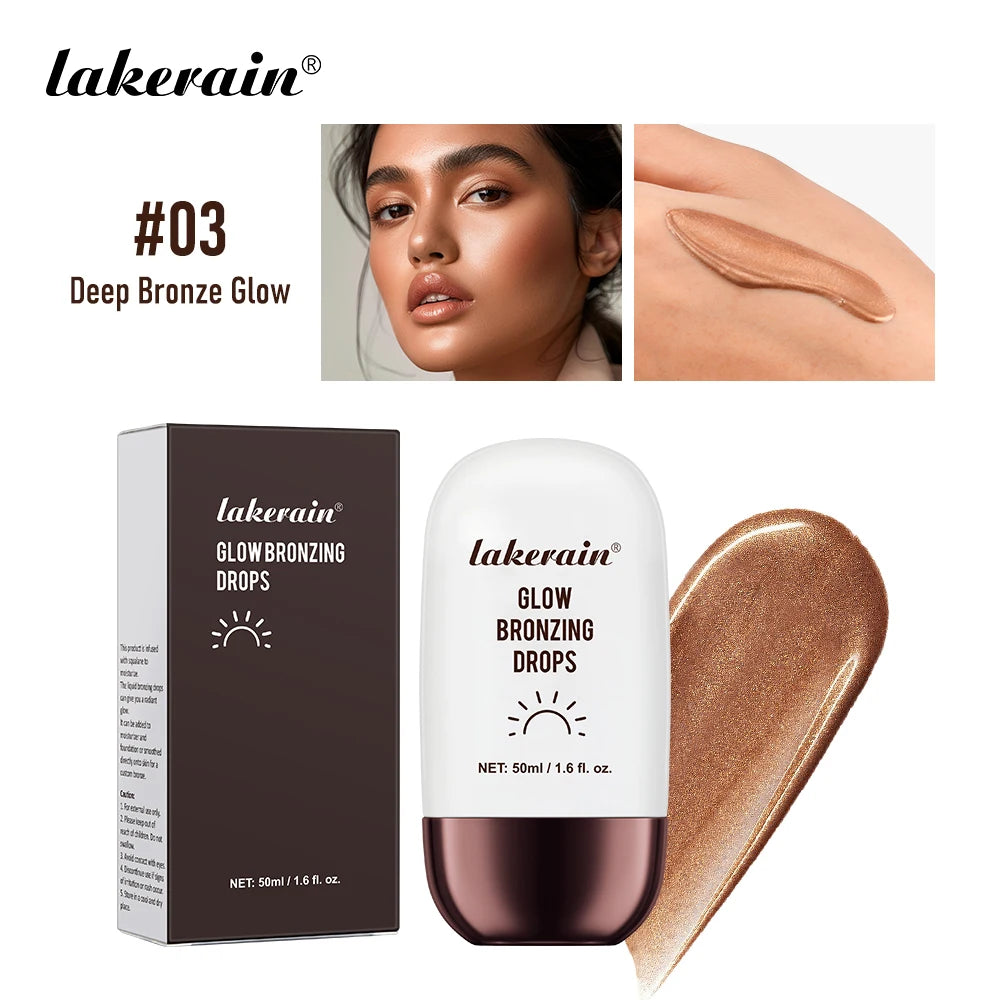 Bronzer Highlighter Drops Brightening Complexion And Contouring Facial Highlighter Mix Foundation Or Moisturizer Makeup Primer - AliExpress 66