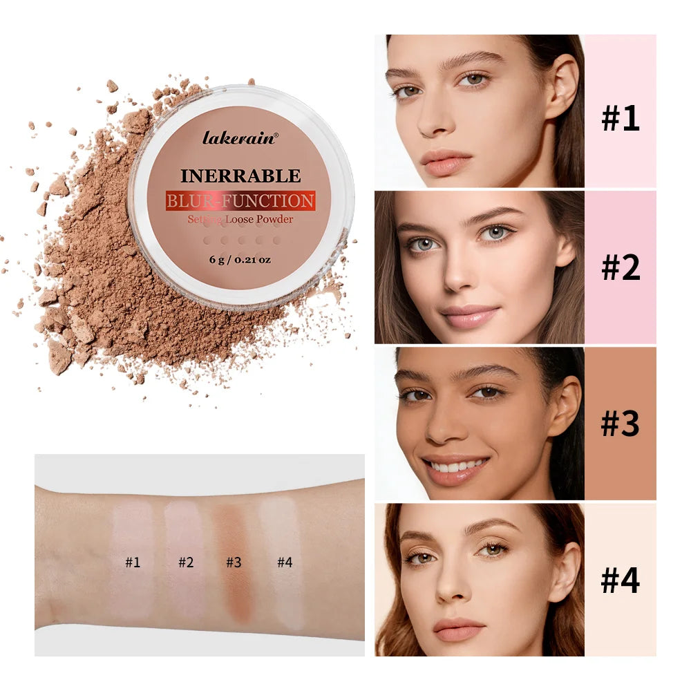 Longwear Loose Setting Waterproof Oil Control Powder With Up to 24HRs of Wear Blurring Face Powder Matte Makeup - AliExpress 66