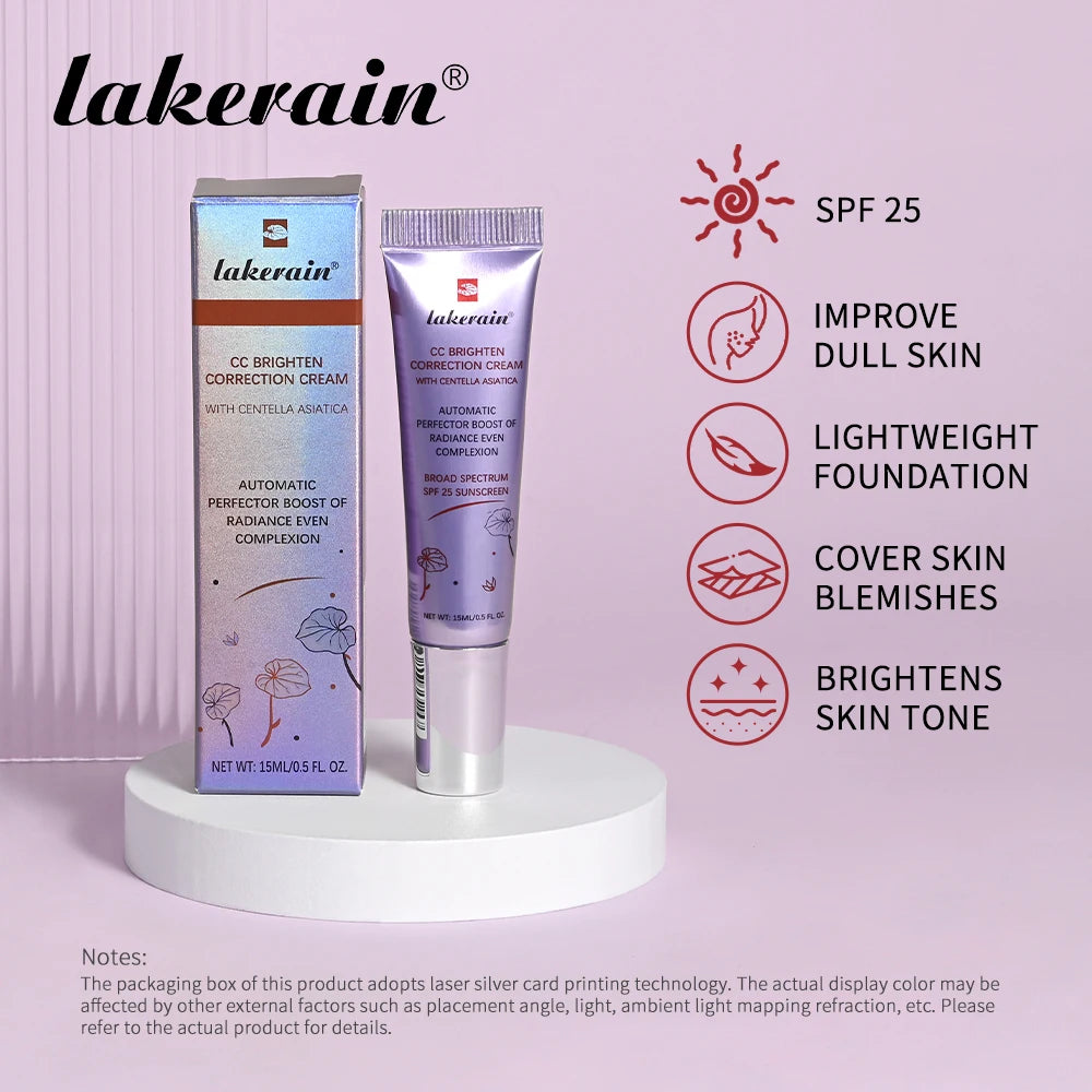 Lightweight Color Correcting CC Cream Primer Even SkinTone Moisturizing Base Makeup Natural Daily Facial Foundation Makeup Prime - AliExpress 66