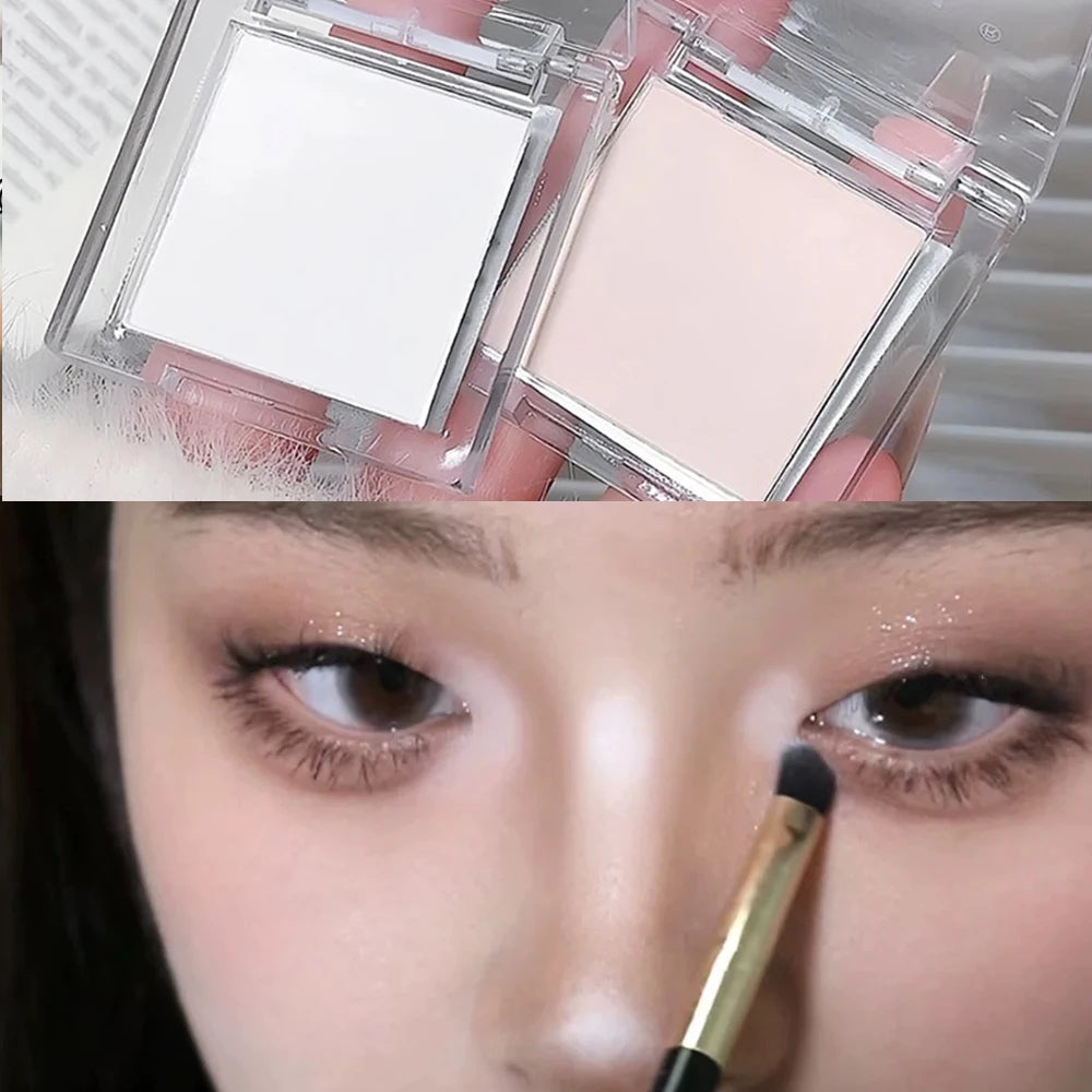 Single Color Highlighter Lying Silkworm Brightening Powder Natural Matte Aegyosal High Gloss Eye Makeup Palette Face Brighten