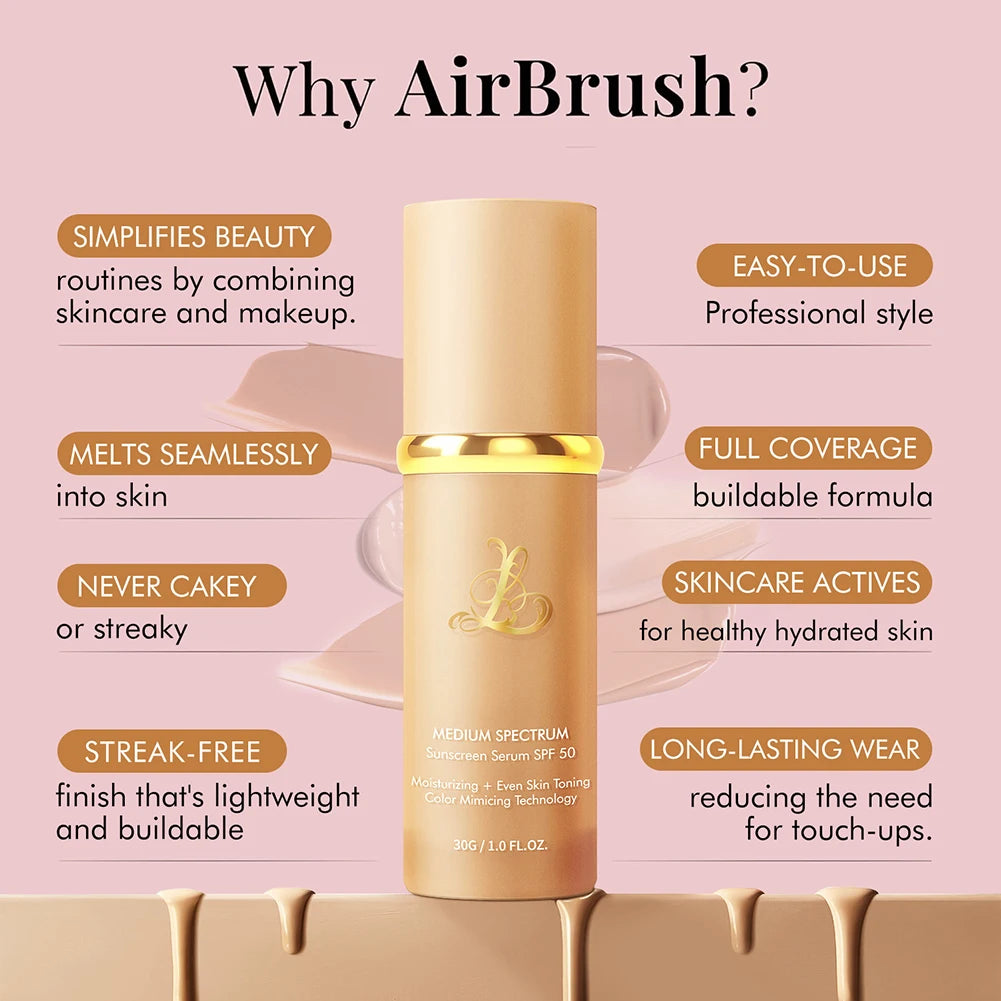 4 In 1 Ultra Blends Color Changing-Foundation Broad Spectrums SPF50 Sunscreen Concealer For Women Makeup Accessories 30g