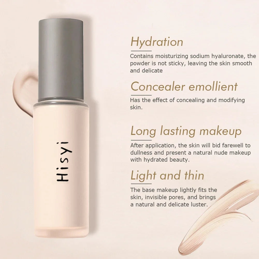 Liquid foundation naturally brightens makeup, it's not easy to get stuck. Powder isolation bb cream, plain face cream, concealer - AliExpress 66