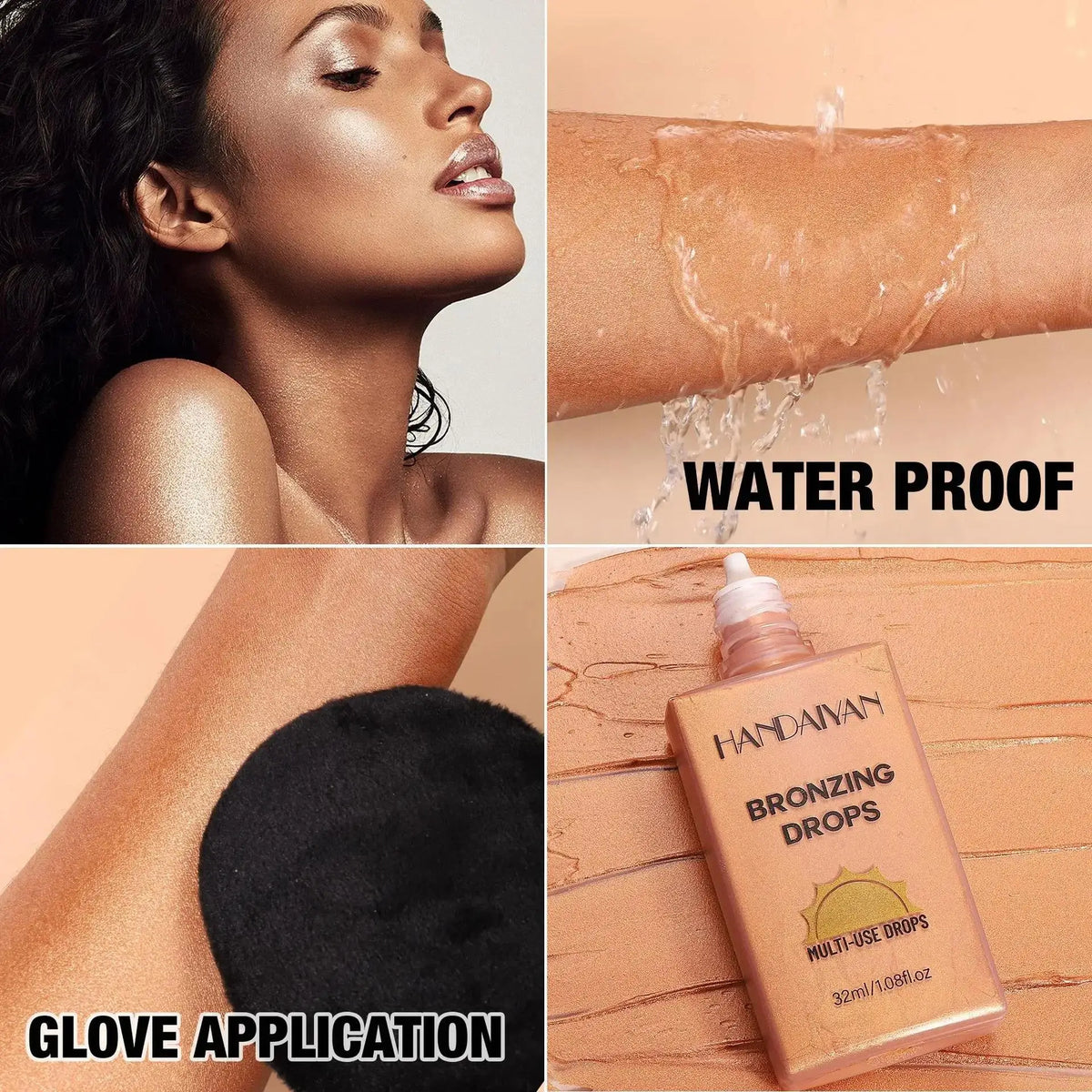 Matte Bronzer Liquid Makeup Waterproof Tanning Cream Body Oil Control Moisturizer Pearlescent Shine For Silky Skin Finish - AliExpress 66