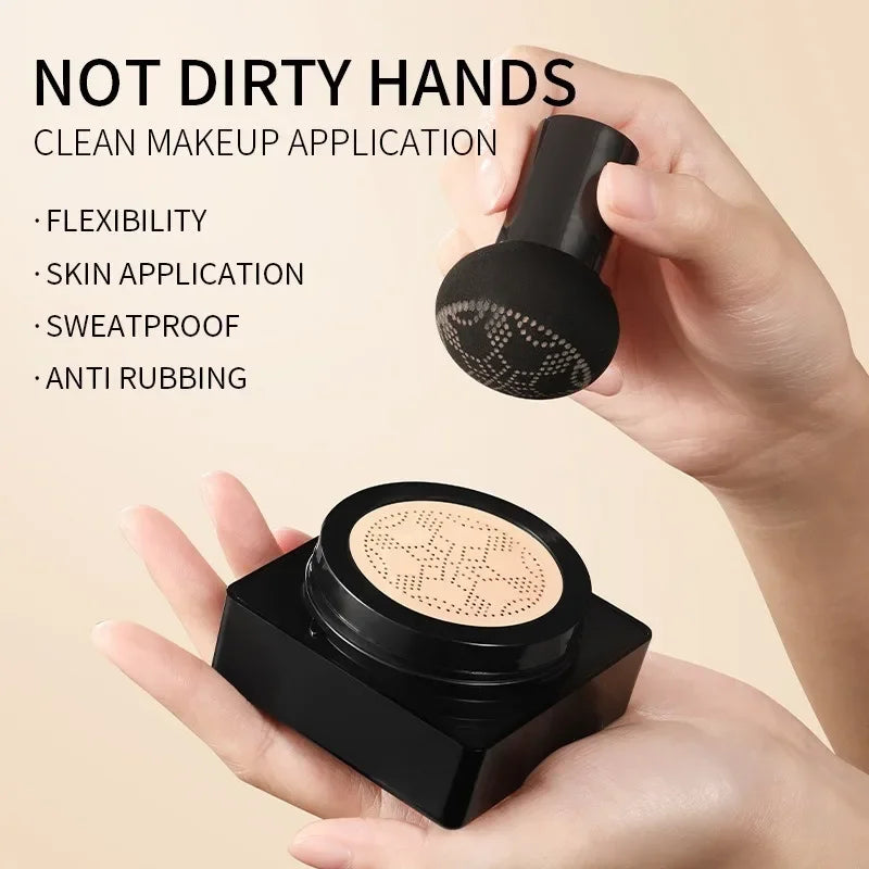 Magic Foundation Mushroom Head Air Cushion CC Cream Waterproof Brighten Foundation Cream Women Base Makeup Face Korean Cosmetics - AliExpress 66