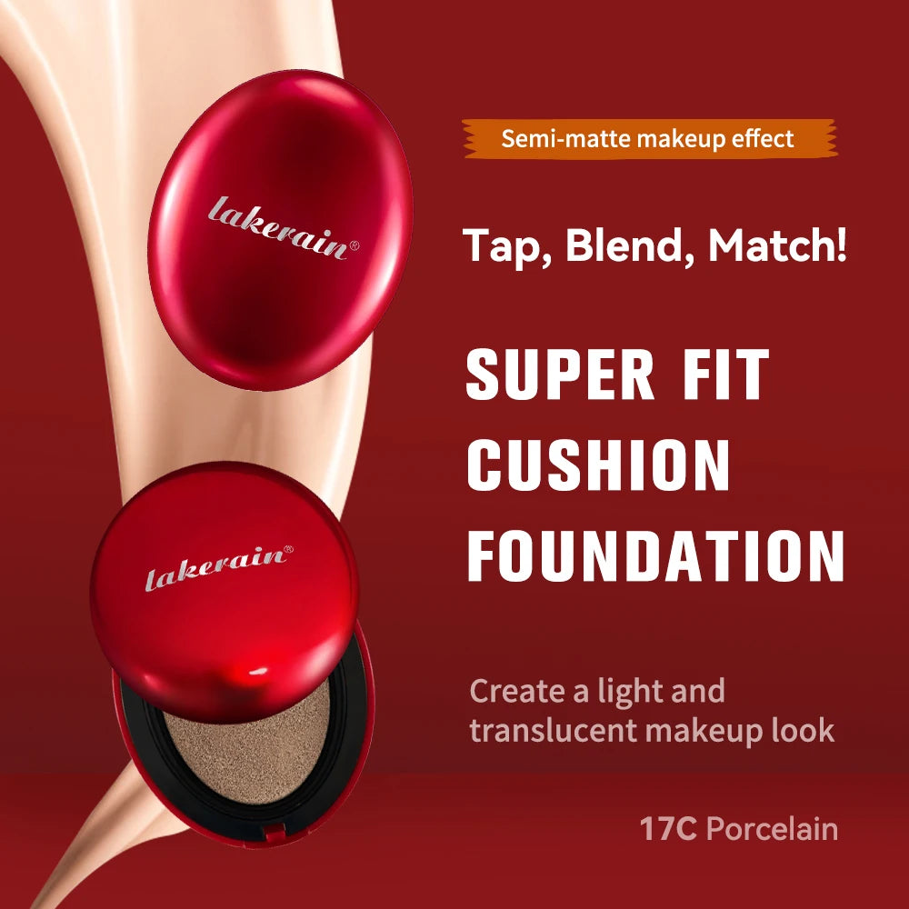 Long-lasting Coverage Sunscreen Air Cushion Poreless Bb Cream Waterproof Oil-Control Soft Face Makeup Foundation Base Cosmetics