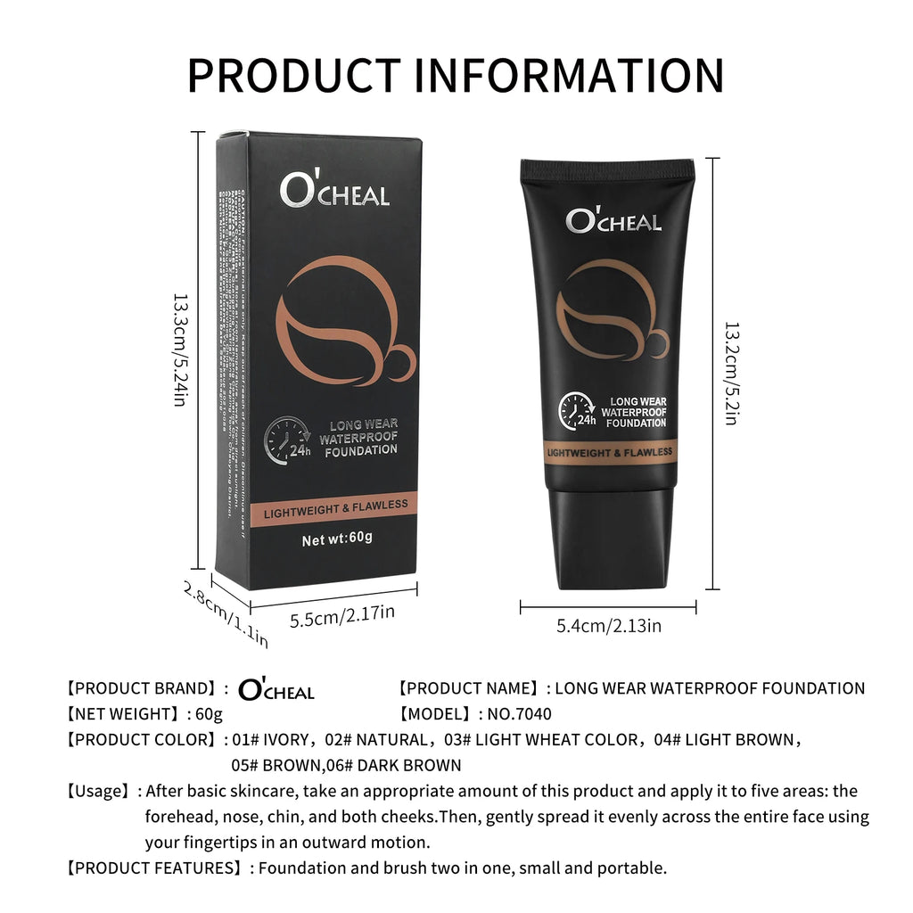 Ocheal 60g Full Coverage Foundation Cream Bronze Long Lasting Face Care Matte Sheer Liquid Concealer Contouring Makeup Cosmetics - AliExpress 66