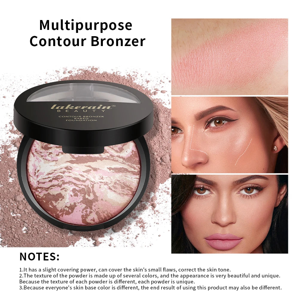 Demi Matte Natural Finish Baked Brighten Color Correcting Powder Foundation Buildable Light to Coverage Oil Control Makeup - AliExpress 66