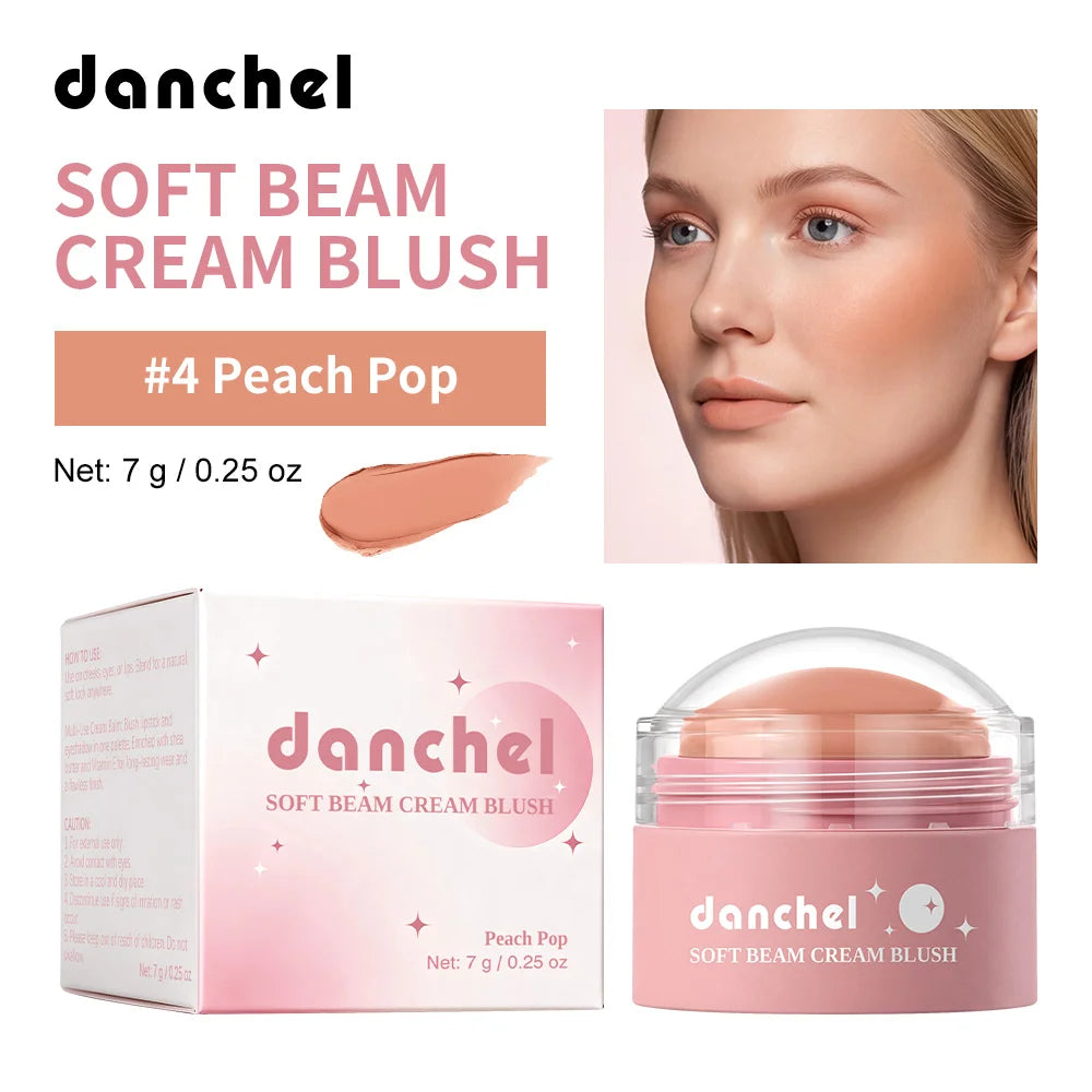 Soft Cream Blush Makeup Long-Wearing Smooth Creamy Texture Pigmented Multi-Use Blushes for Cheek Lips Eyes Cosmetics Natural Fin - AliExpress 66