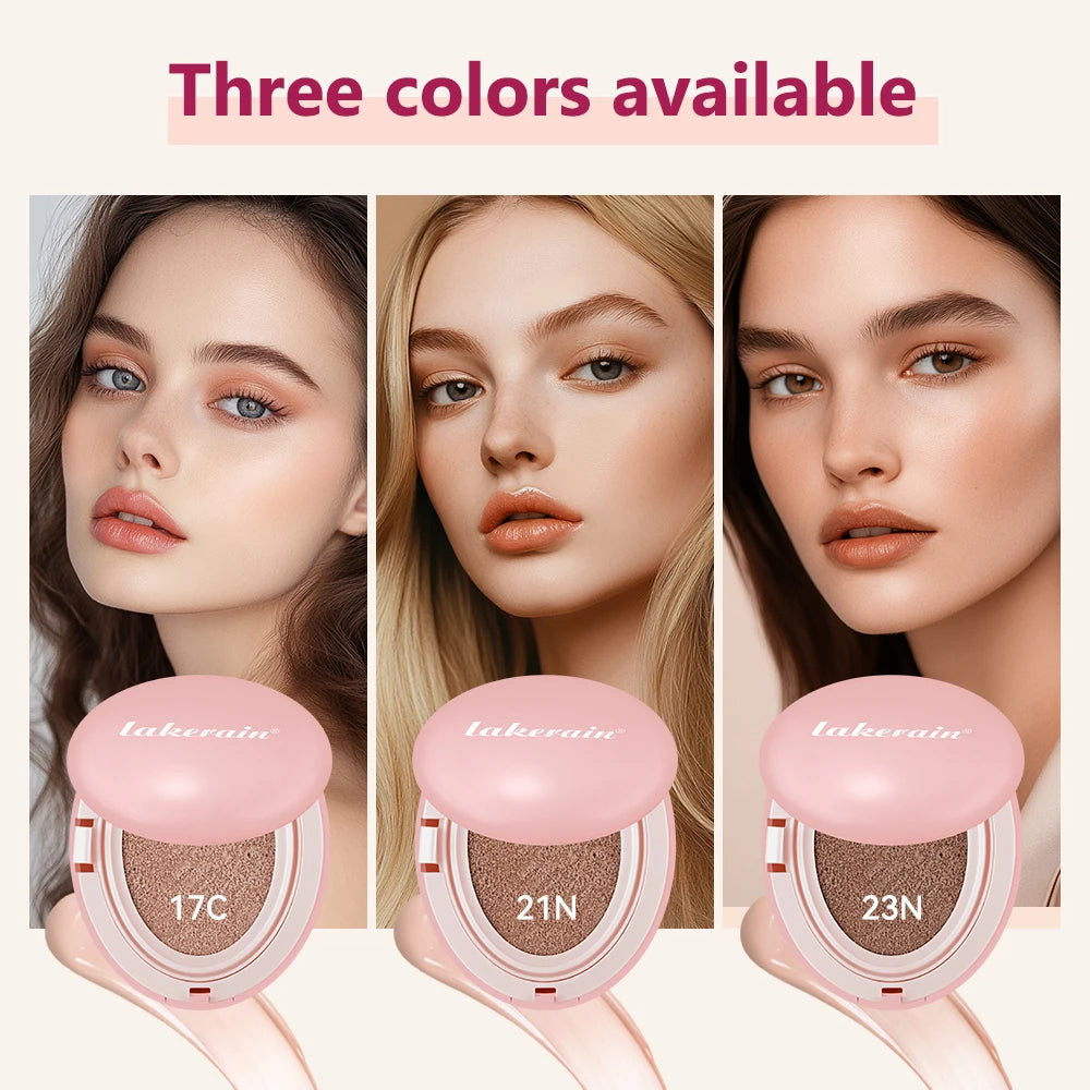 Semi-matte CC Cream Cushion Natural Concealer Whitening Long-lasting Creamy Texture Foundation Face Base Makeup Cosmetics - AliExpress 66