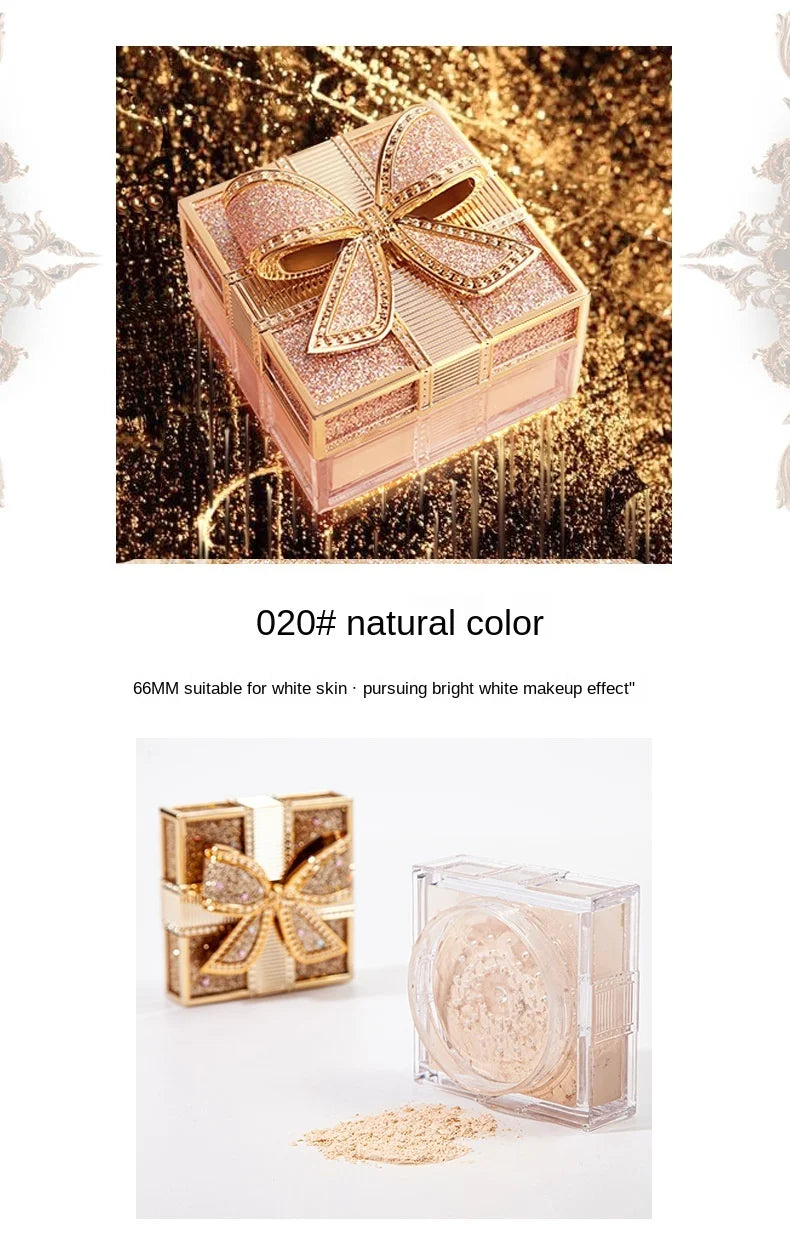 2 Colors Makeup Loose Powder Transparent Finishing Powder Waterproof Cosmetic Puff For Face Finish Setting With Puff - AliExpress 66