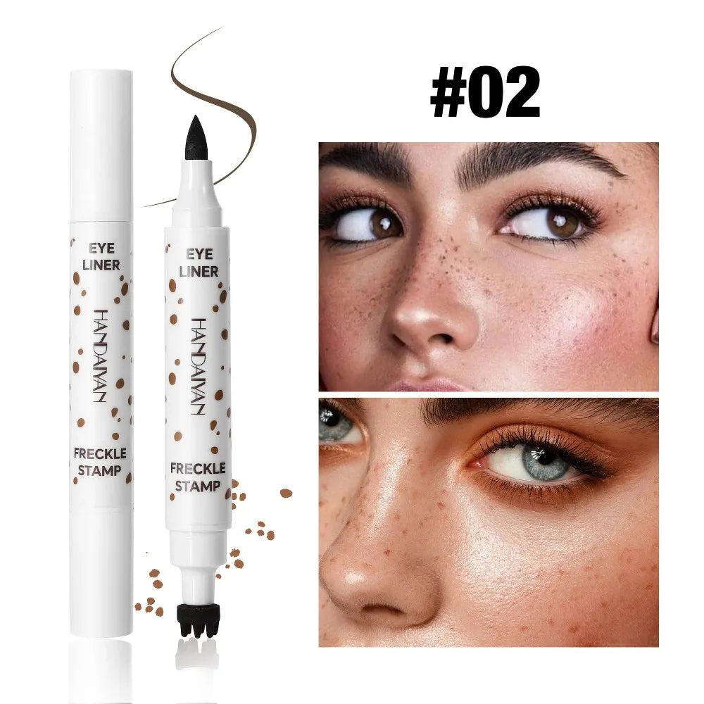 Facial Freckle Stamp Pencil,Natural Makeup for Freckles,Dark Spots, Moles,Waterproof,not easy to fade Concealer,Feminine Contour