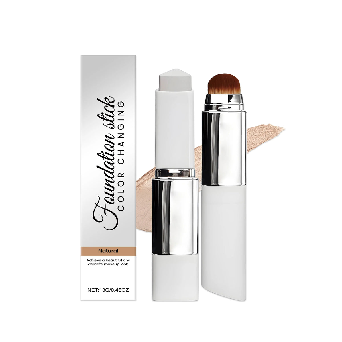 2-In-1 Color-Changing Foundation Lightening Coverage Concealer Matter Brightening Moisturizing For Skin Care Clear Natural 13g - AliExpress 66