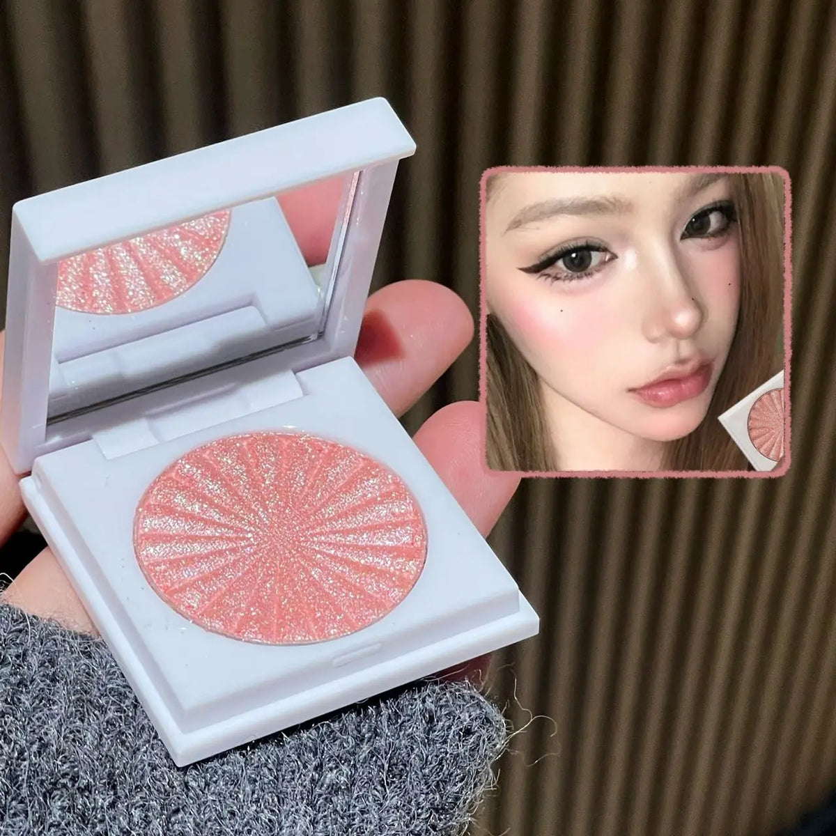 Soft Light Diamond Highlighter Shimmer Glow Face Illuminator Smooth Long Lasting Brightening Cheek Makeup Multiple Shades - AliExpress 66