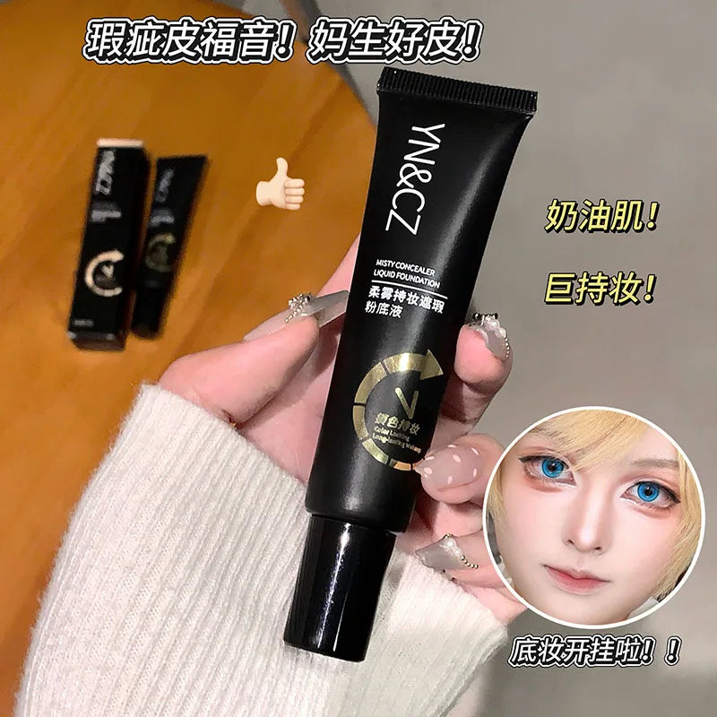 White Liquid Foundation for Halloween Goth Makeup Waterproof Full Coverage White Foundation Cosplay High Concealer Face Paint - AliExpress 66