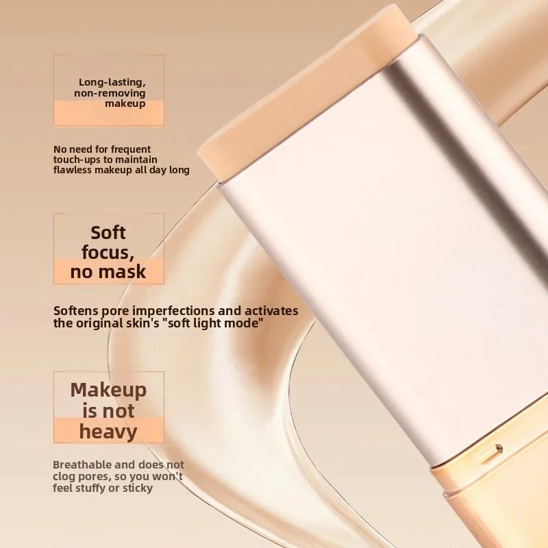 Dewy Glow Foundation Stick | Lightweight Cream Texture, Long-Lasting, Quick Apply, Natural Flawless Skin - AliExpress 66