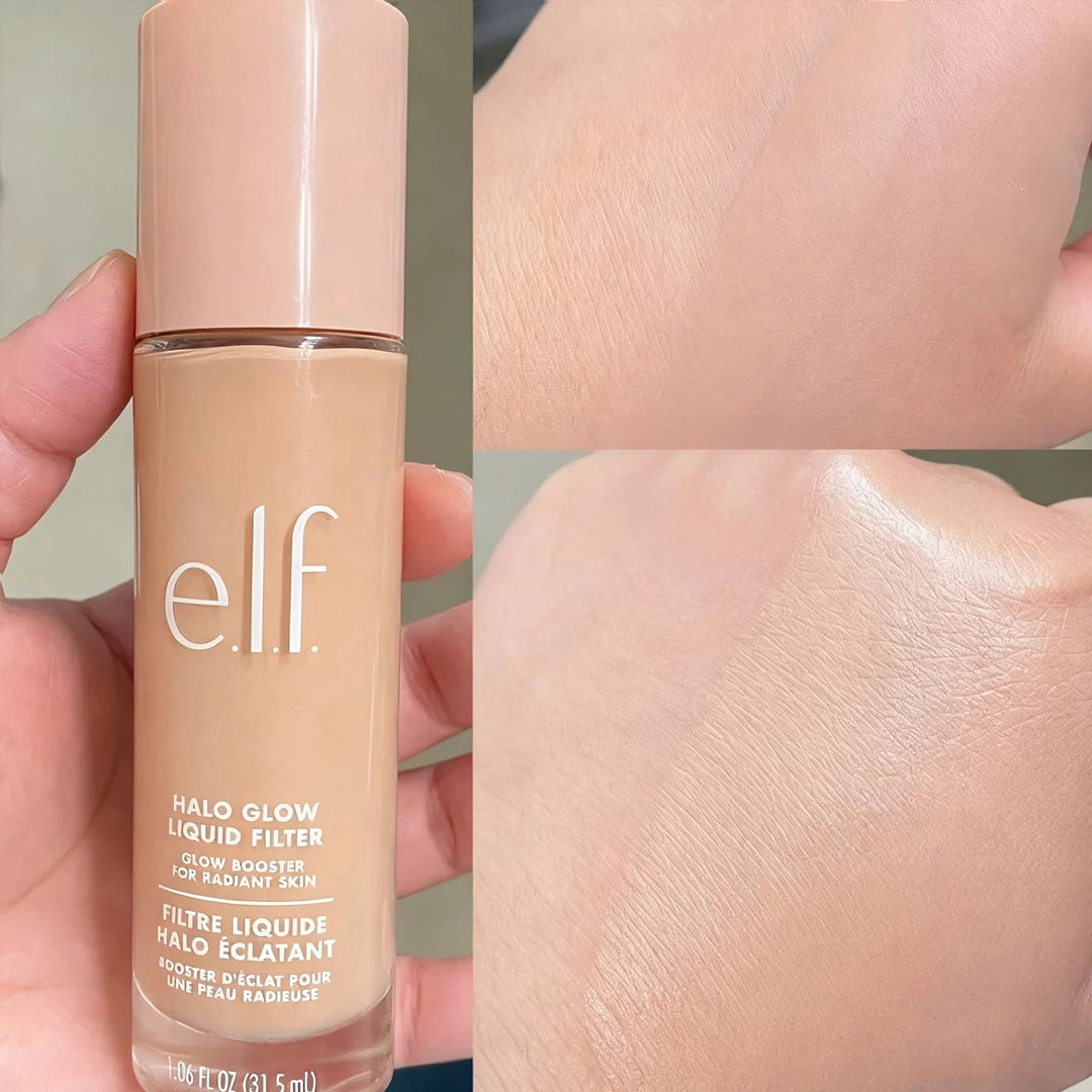 Elf 4 colors Foundation Liquid Lightweight Moisturizing Brightening Naturally Covers Makeup Primer Gel Based Hydrating Cosmetics