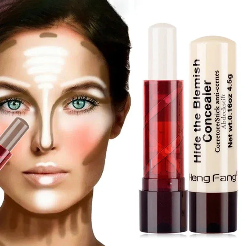 Hot Makeup Face Blush Contour Highlighter Stick Foundation Dark Circles Corrector Bronzer Base Concealer Pencil Face Foundation - AliExpress 66