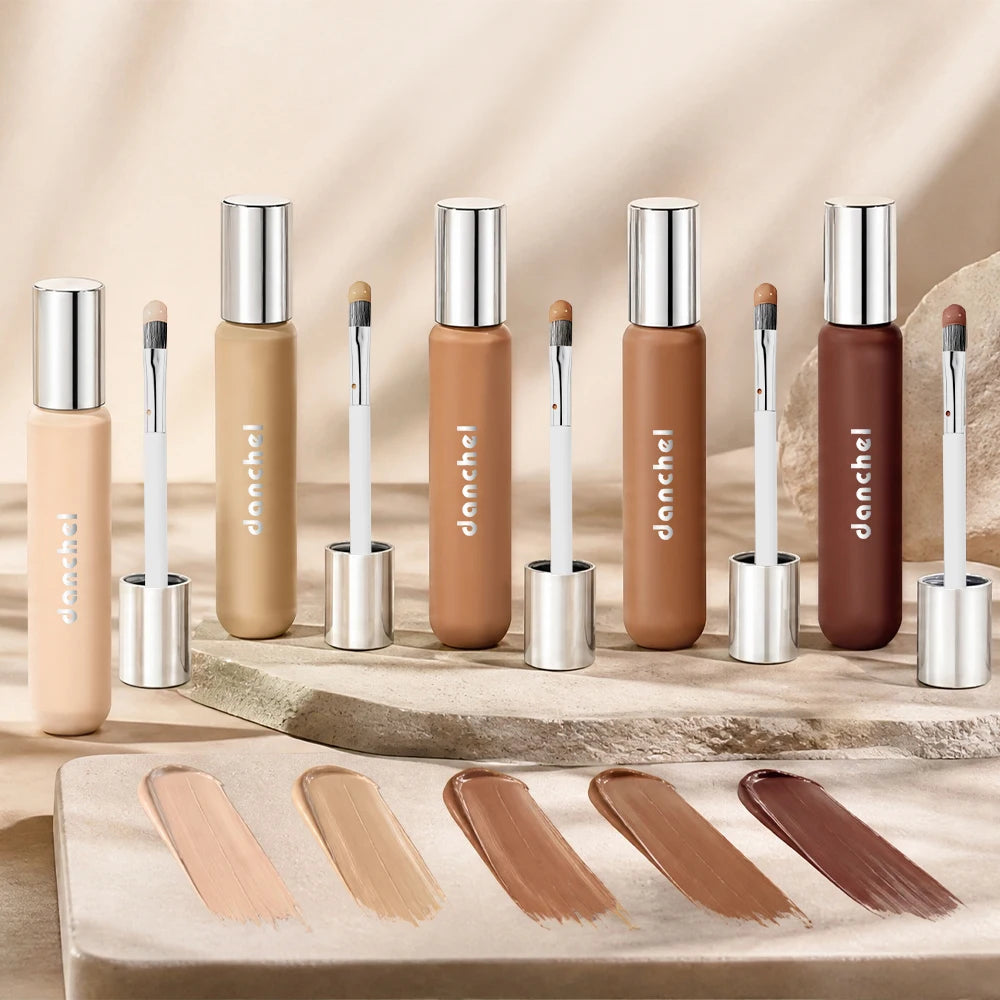 8 Shade Full Coverage Concealer Liquid Foundation Perfector Concealer Makeup High Coverage Base Makeup Cushion Foundation Cream - AliExpress 66