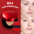 Red Cushion Foundation Semi-Matte Full Coverage Waterproof Long-lasting Concealer Makeup Tone Up Cream Base Covering Foundation - AliExpress 66